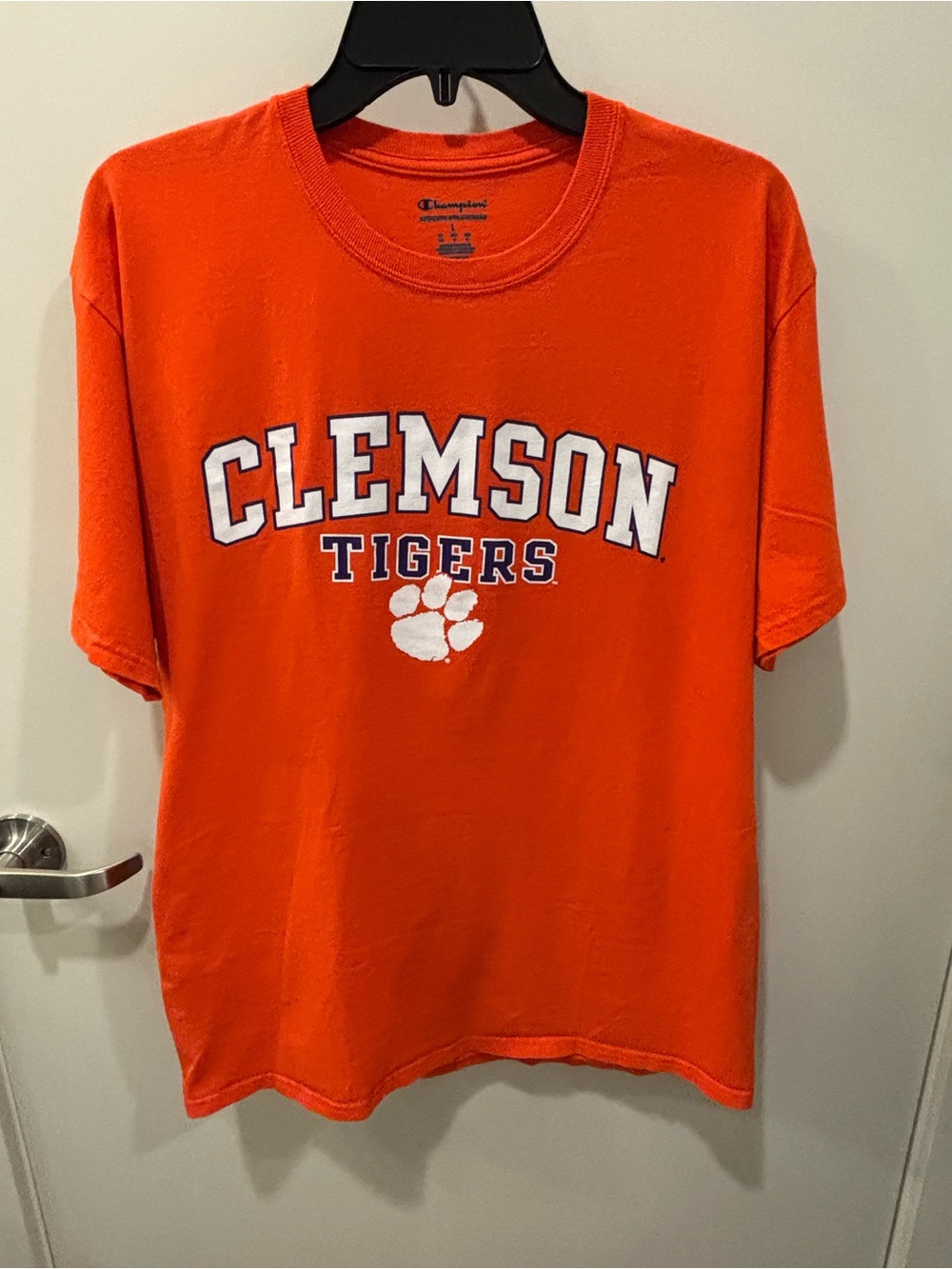 Clemson Champion Orange Crewneck Tee